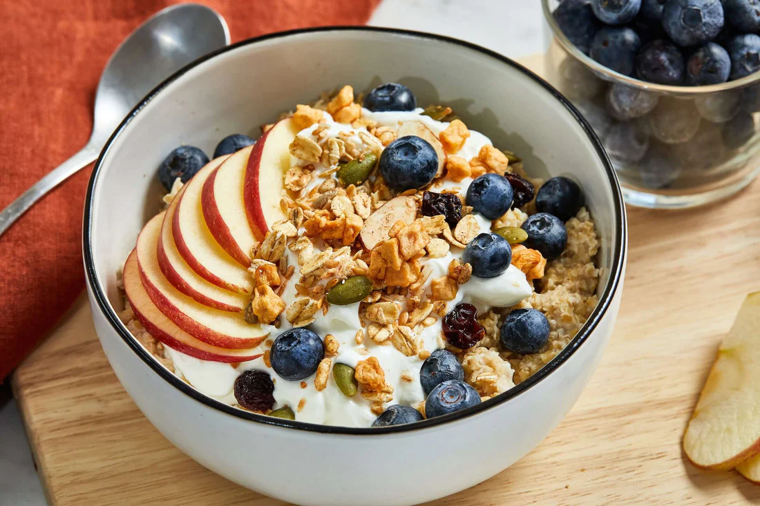 Homemade granola with oats, nuts, Granola and muesli eith dried fruits, Healthy granola with almonds honey and coconut flakes , Muesli with rolled oats dried berries and nuts in a bowl , Healthy muesli with yogurt, fresh fruits and seeds , Discover the Best Healthy Breakfast, Food Bloggers In Mumbai, Food Bloggers In India 